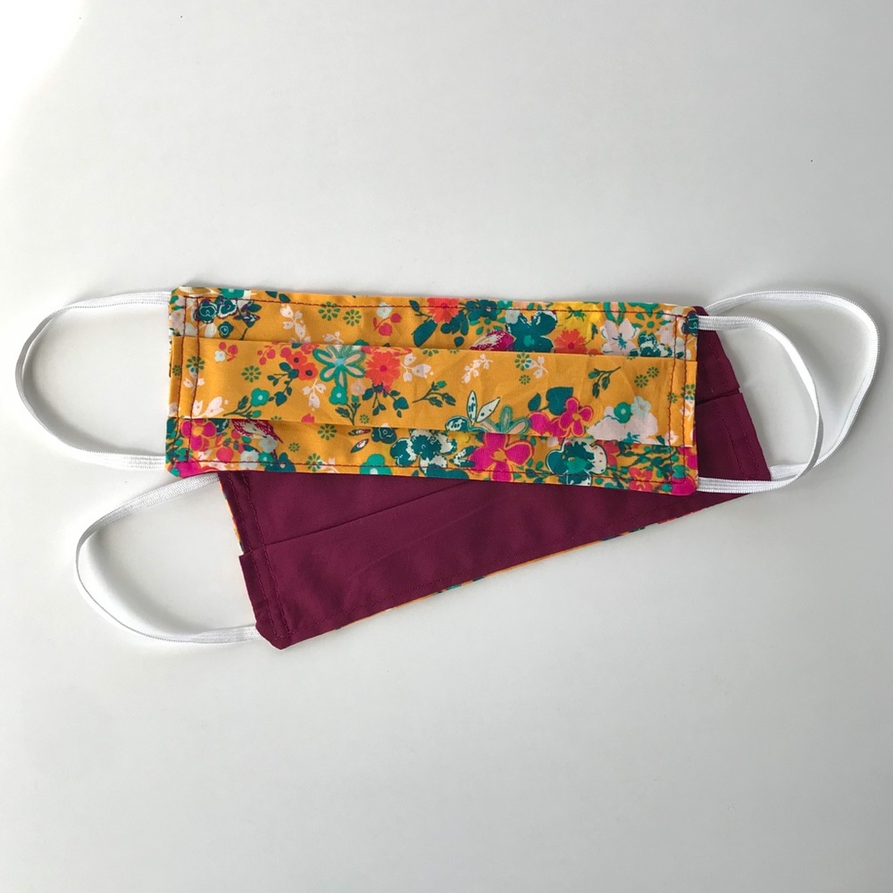 Handmade fall face masks
